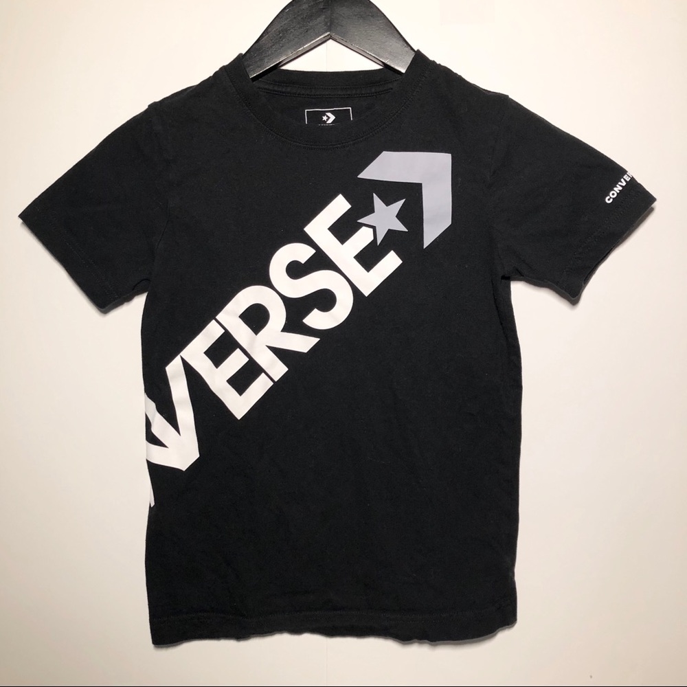 Boys Converse T-Shirt, Black, Size S